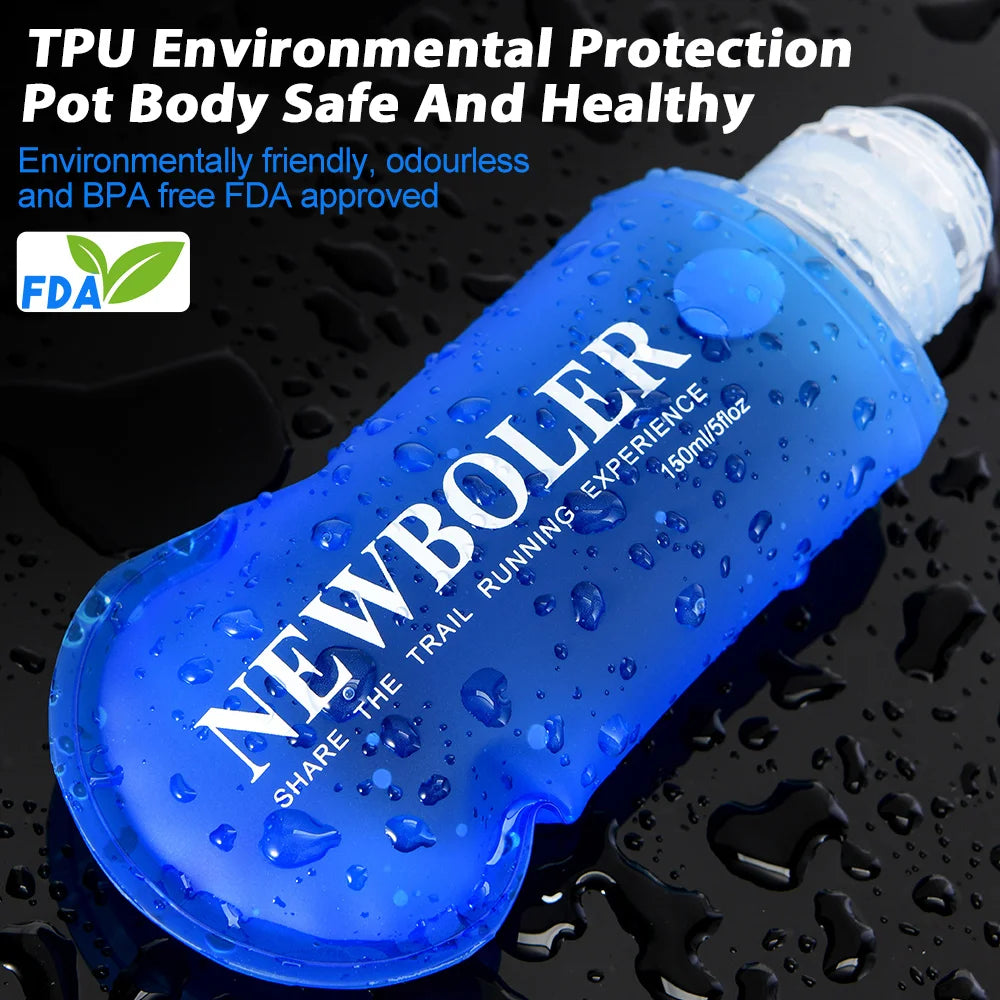 Garrafa de Hidratação Flexível |TPU Premium (500ml/250ml)