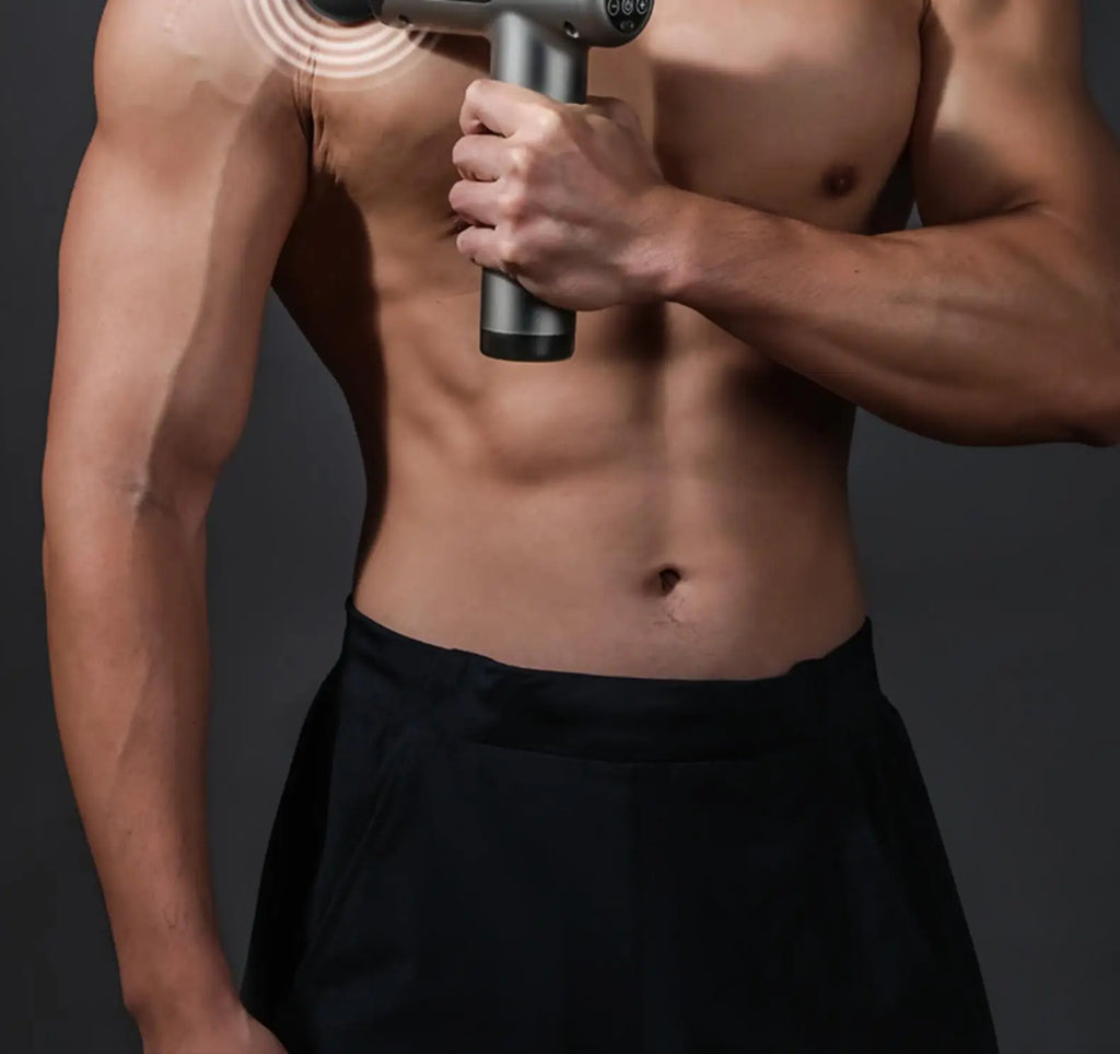 Pistola de Massagem Muscular Profissional | Alívio Profundo da Dor e Recuperação Rápida