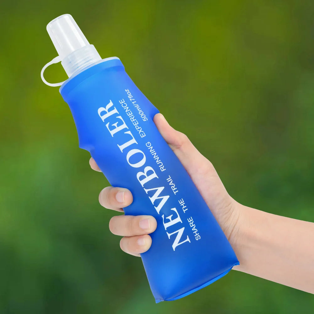 Garrafa de Hidratação Flexível |TPU Premium (500ml/250ml)