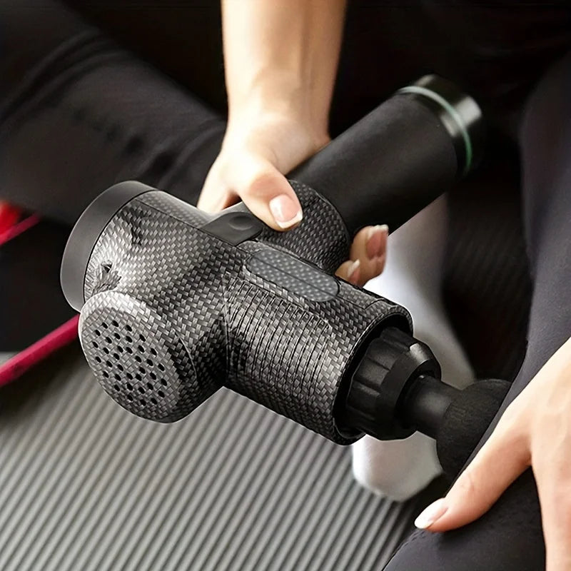 Pistola de Massagem Profunda Muscular Core Elite™ | 30 Níveis & 6 Cabeças
