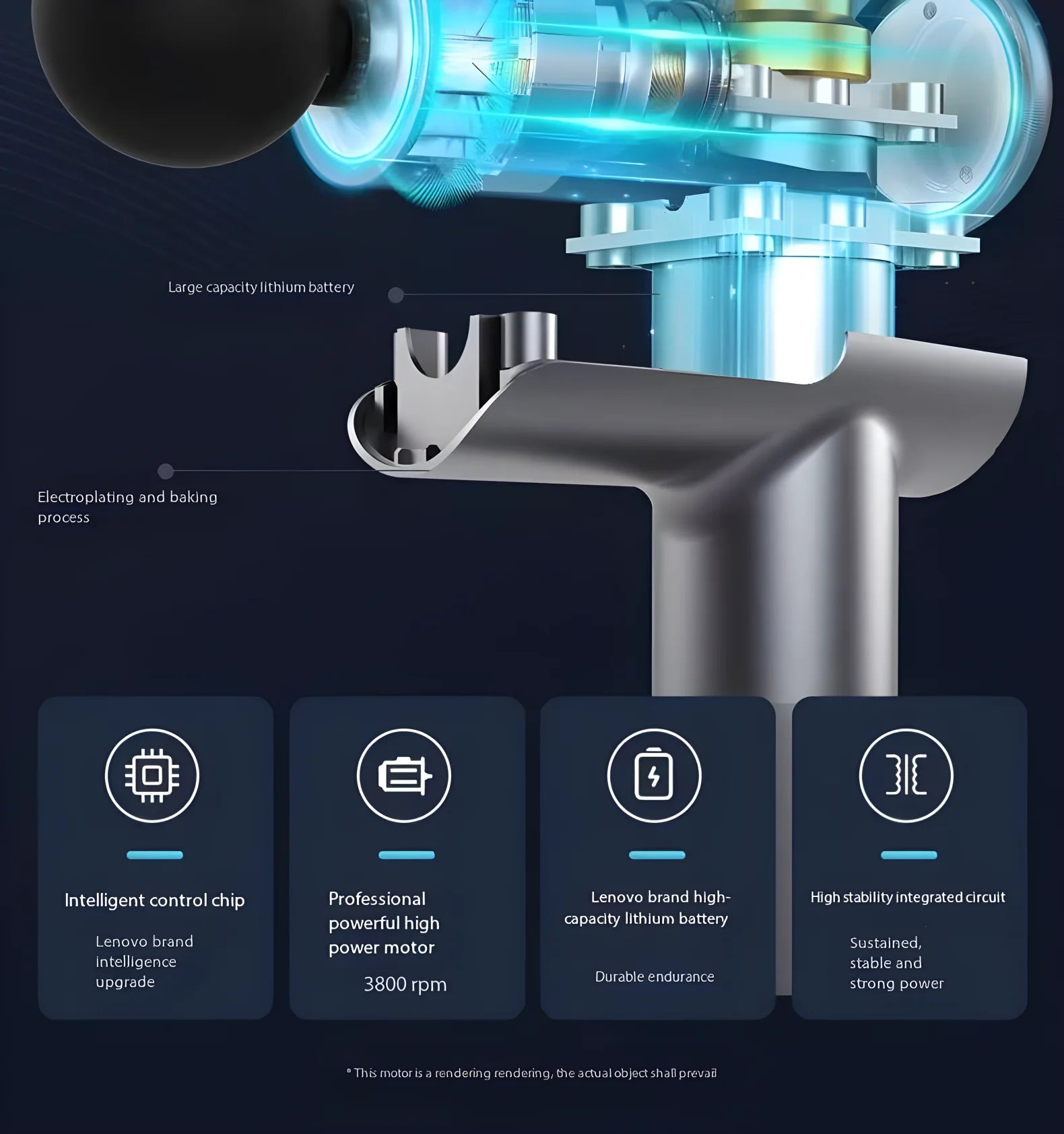 Pistola de Massagem Muscular Profissional | Alívio Profundo da Dor e Recuperação Rápida