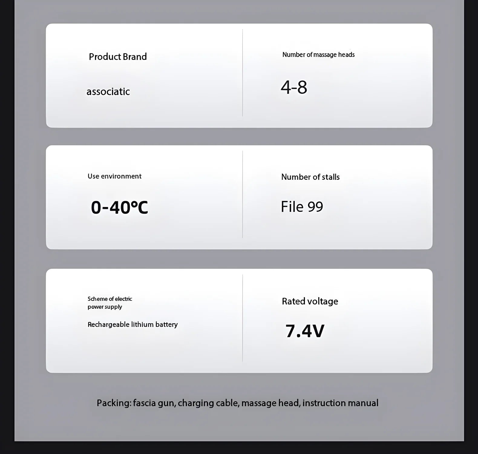Pistola de Massagem Muscular Profissional | Alívio Profundo da Dor e Recuperação Rápida
